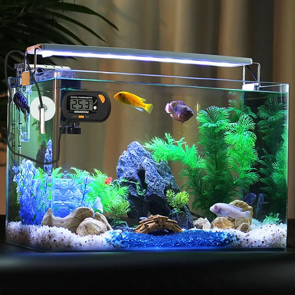 -50℃ - 70℃ Digital Aquarium Fish Tank Thermometer With Suction Cup Temperature Sensor Meter Tester Thermometer Measurement