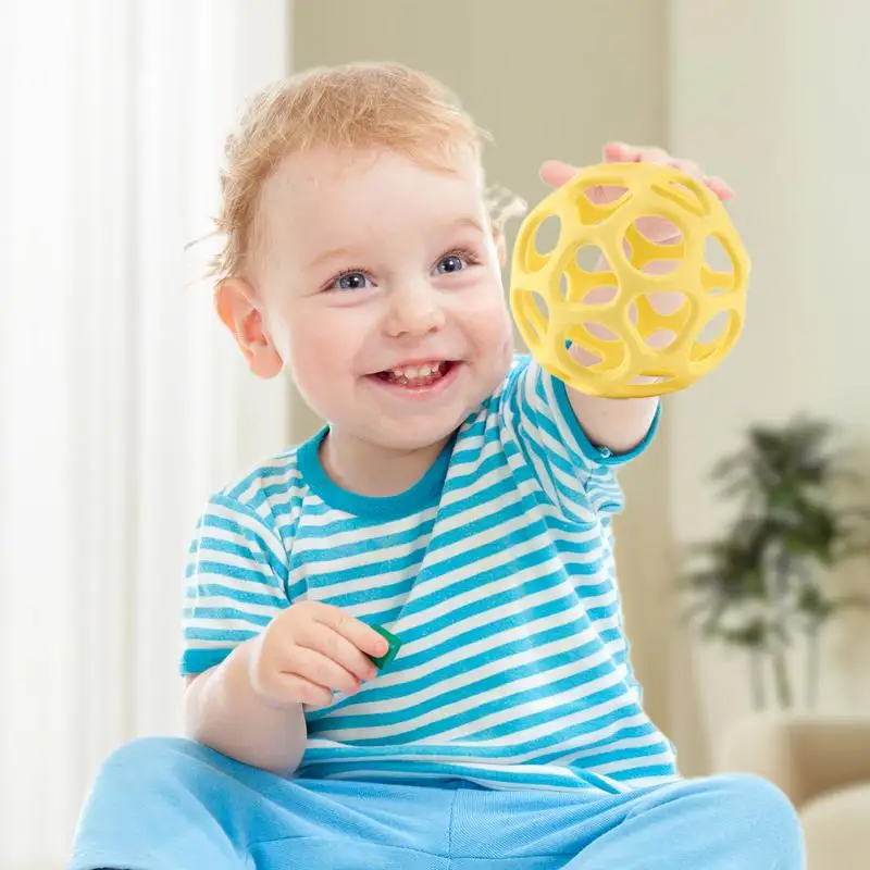 Mordedor de silicona para bebé, juguetes de dentición de silicona de calidad alimentaria para roedores, mordedores de bolas, regalo, juguete para masticar infantil