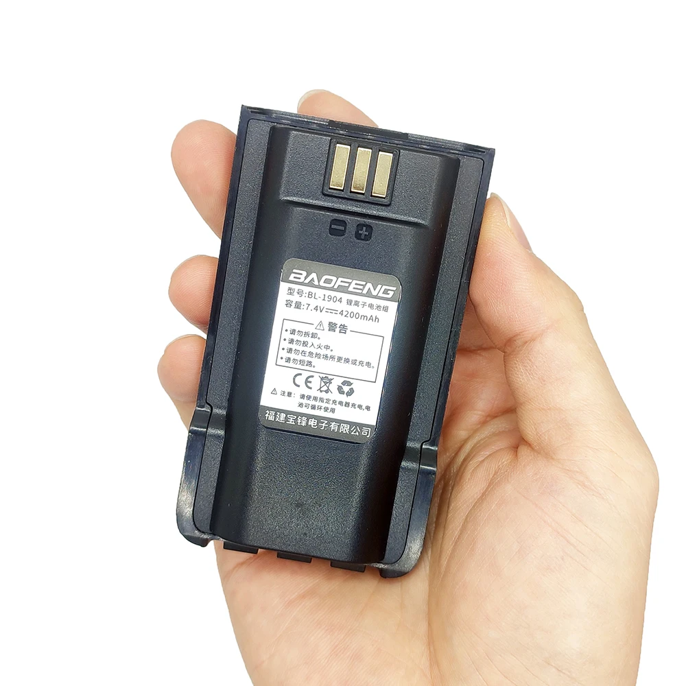 BAOFENG BL-1904 Li-ion Battery 4200mAh Upgraded Support Type-C Charging For BF-1904 Walkie Talkie BF1904 Two Way Radios Parts