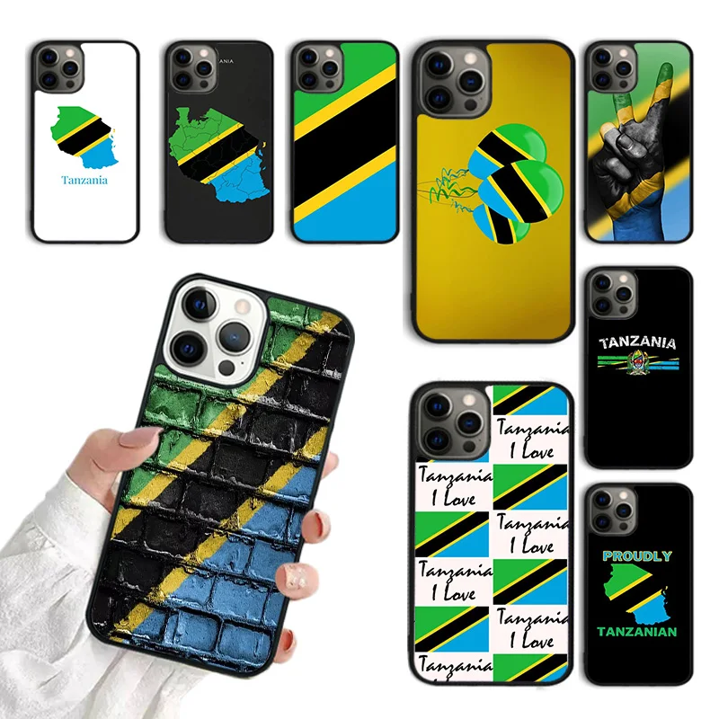 Tanzania Flag Phone Case For iPhone 16 15 SE2020 6 7 8 plus 11 12 mini 13 14 pro max cover  coque