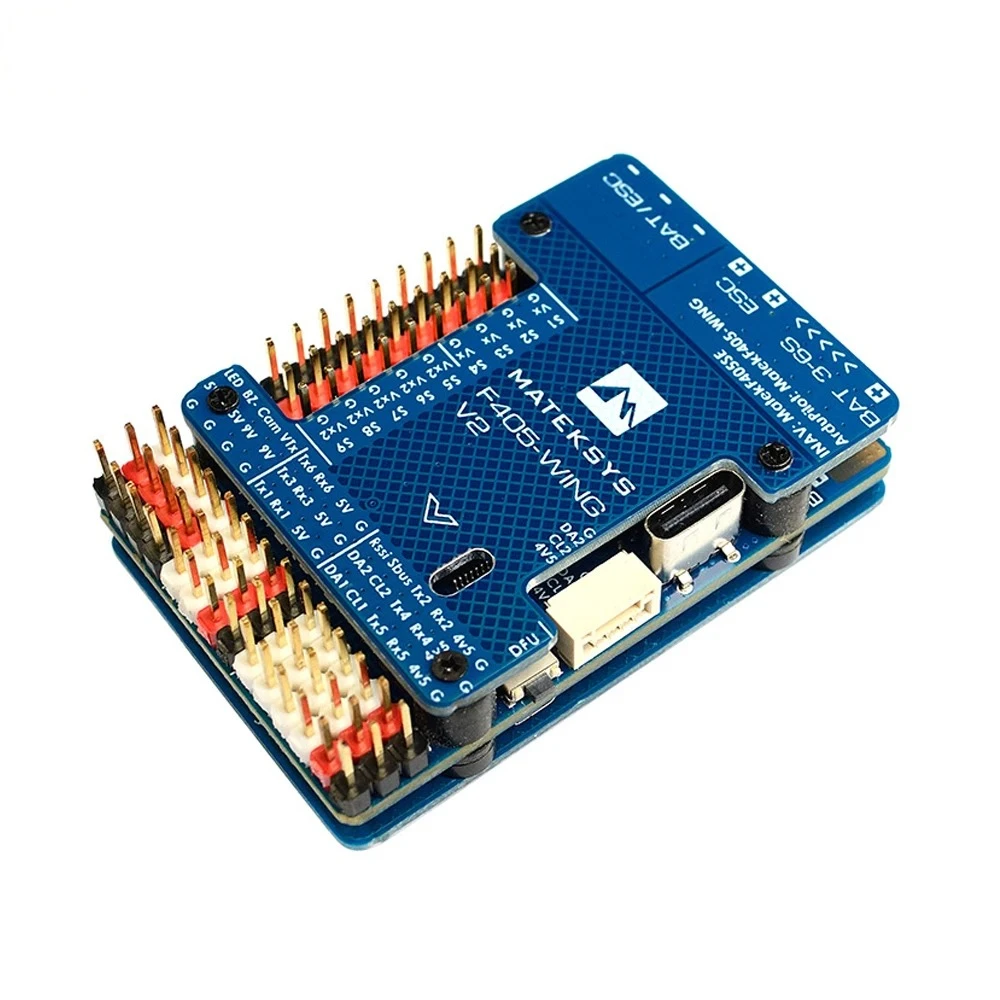 Mateksys F405-Wing V2 Flight Controller for Fixed Wing F405 Chip 3-6S Wide Voltage Input