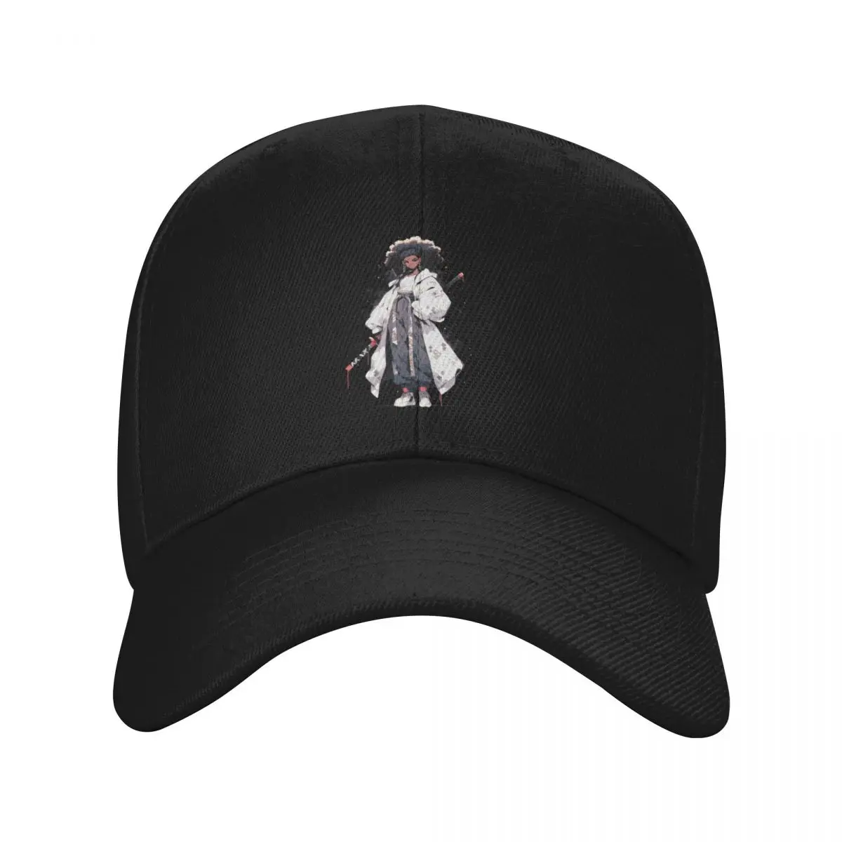 Afro Samurai Girl Baseball Cap Hat Beach Gentleman Hat Military Cap Man Ladies Men's