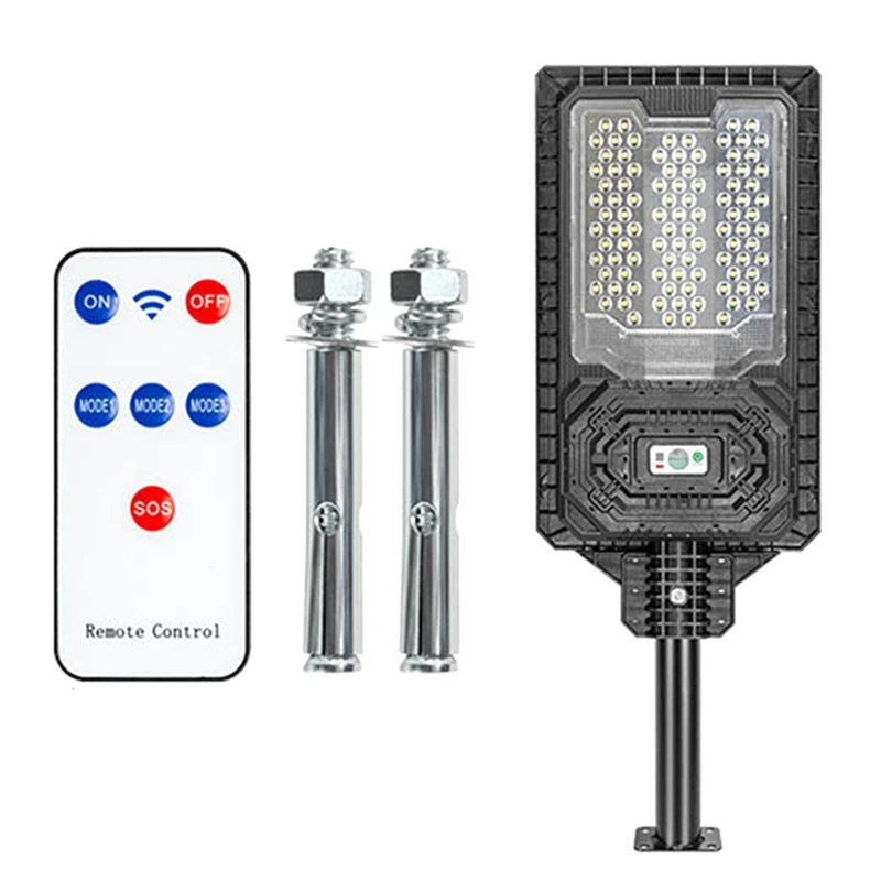 

Solar Light Outdoor Garden Lighting Waterproof Super Bright Human Body Induction Street Light with 98 Lamp Beads-VVBC