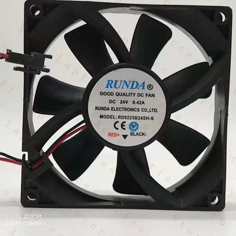 

F 1 PC New RUNDA RD9225B24SH-S 24V 0.42A 2-Wire inverter cooling fan #xh