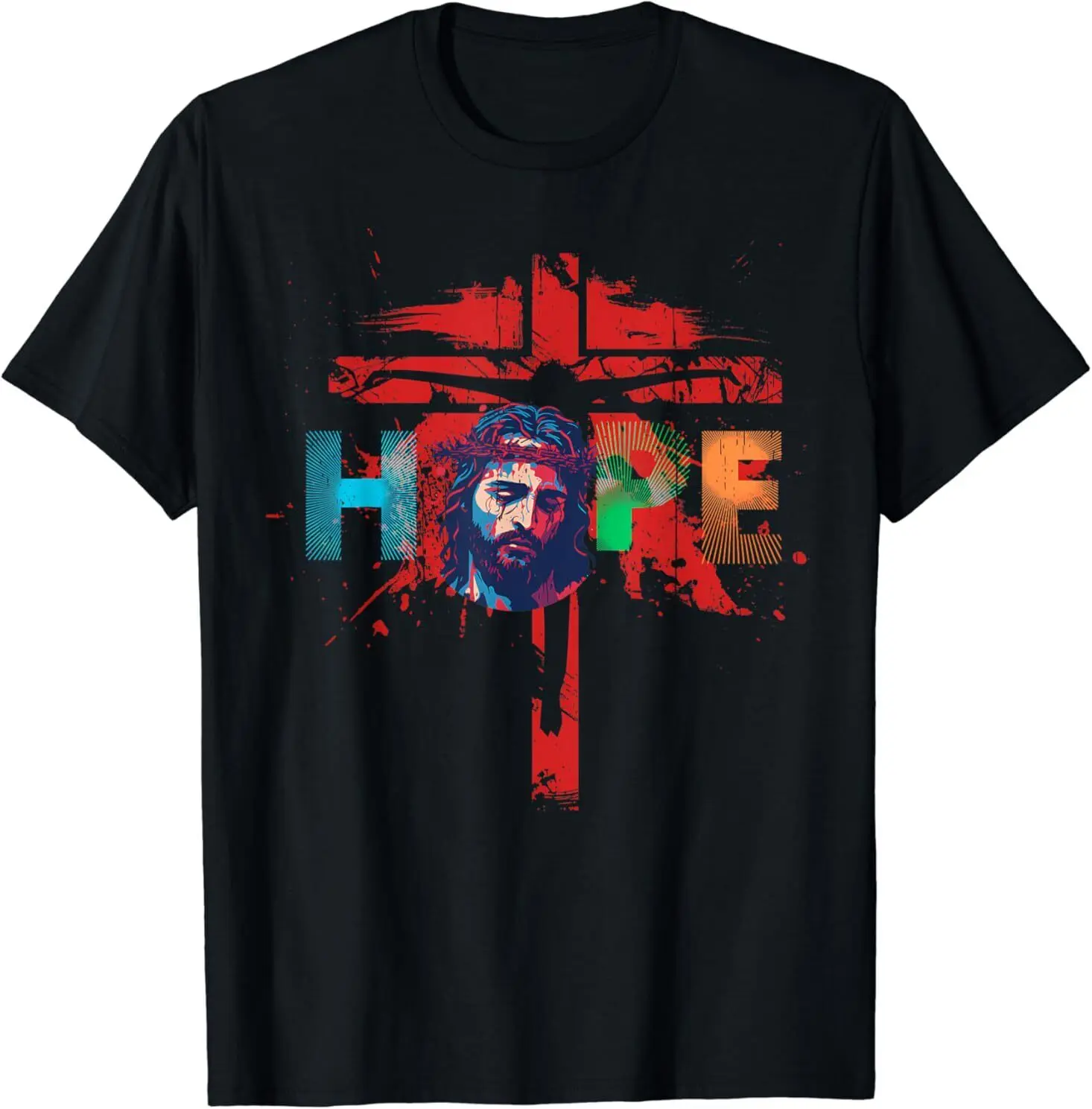 NEW LIMITED Got King Jesus Christ Hope Sweet Face Image Tee T-Shirt