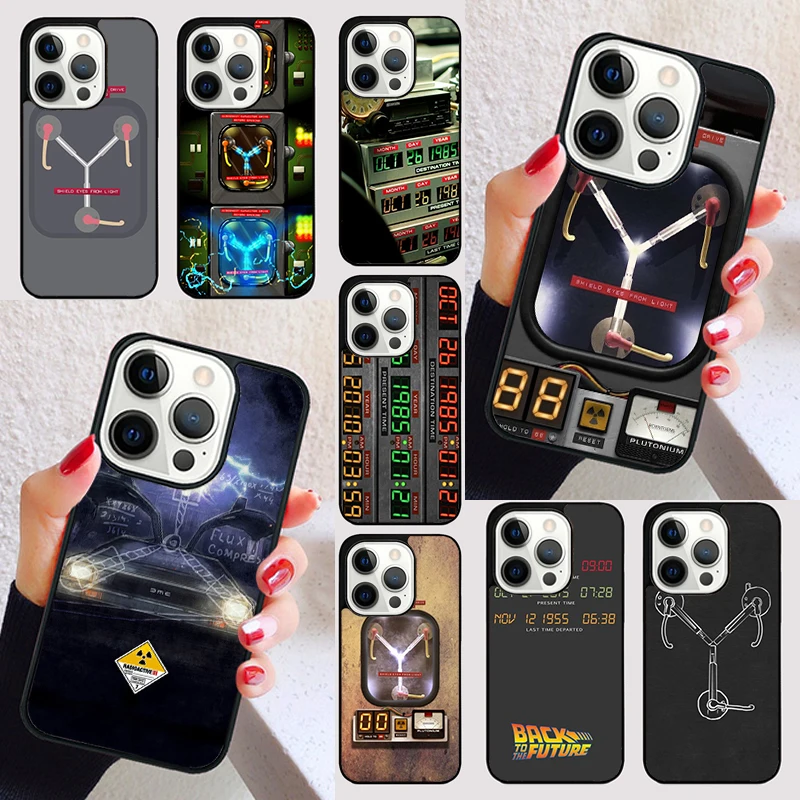 Back to the Future Flux Capacitor cover For iPhone 15 16 13 12 11 14 Pro Max Mini Max SE 2020 7 8 15 16 Plus Phone Case