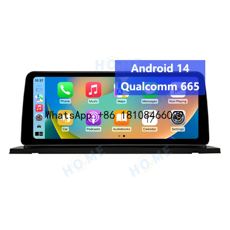 

10.25/12.5 Inch Android 14 Qualcomm 665 Car Multimedia Video Player for BMW 5 Series GT F07 CIC/NBT 2009-2018 Carplay Auto