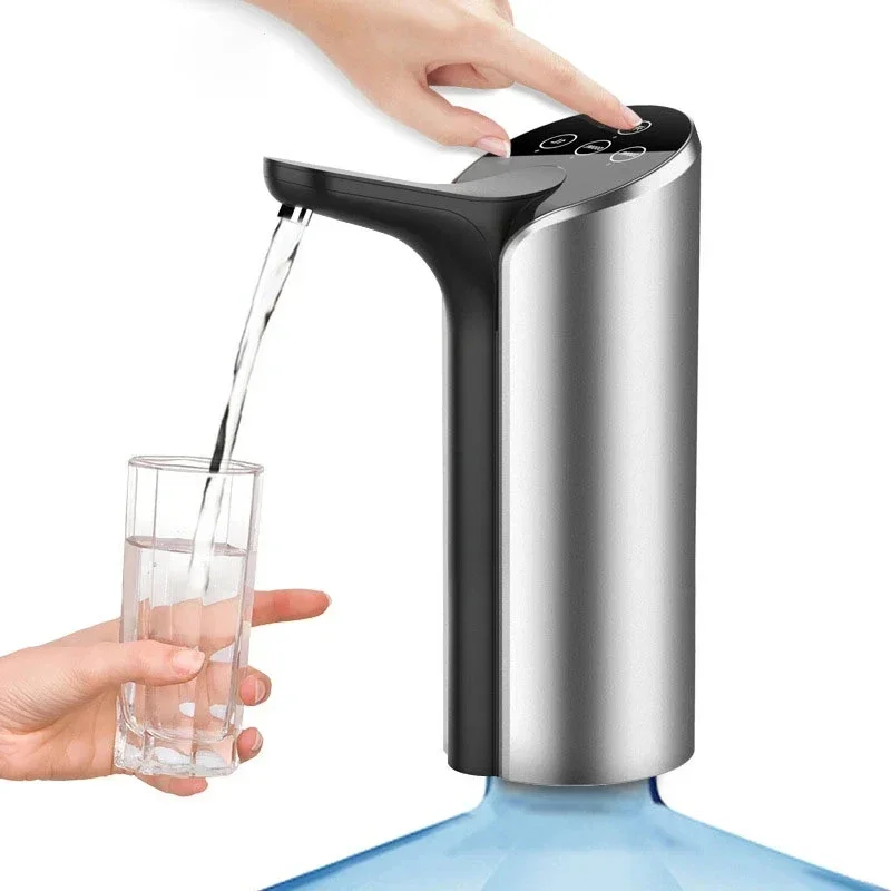 Nuova pompa erogatrice d'acqua Wireless automatica intelligente pompa dell'acqua portatile da gallone ricaricabile USB di alta qualità Switc