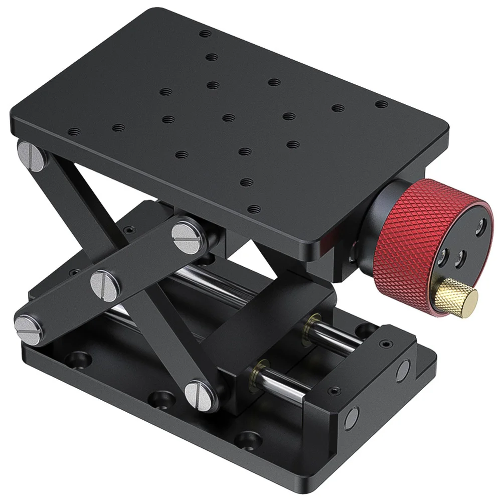 Z Axis Lab Elevator Precise Manual Lift with Maximum Upgrade Height of 55mm Dependable Sliding Lifting Platform