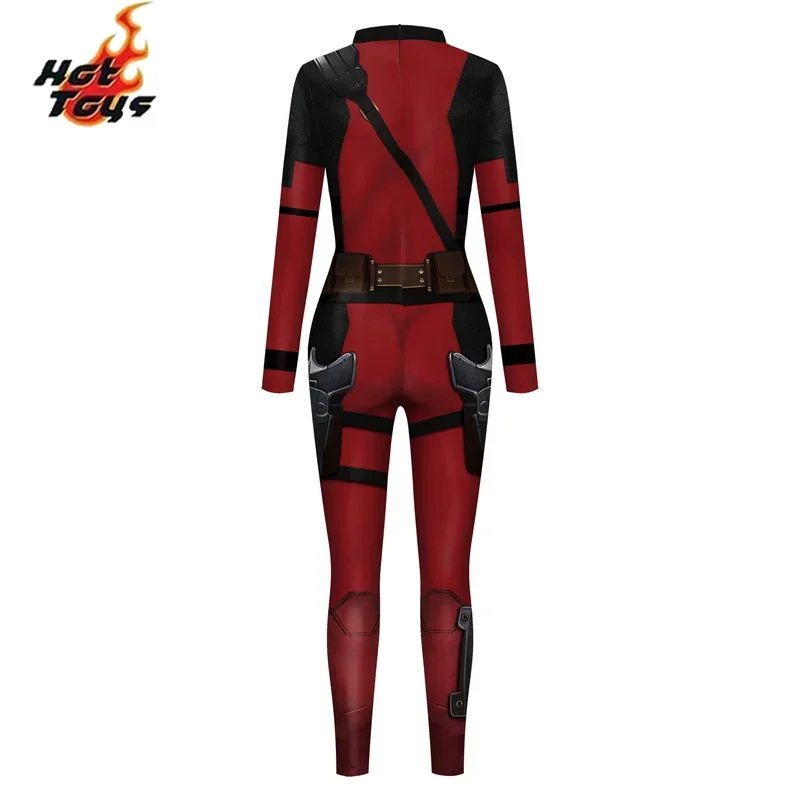 ألعاب ساخنة ديدبول ولفيرين أزياء تنكرية للبطل الخارق للرجال بدلة الهالوين بدلة أداء للحفلات Zentai