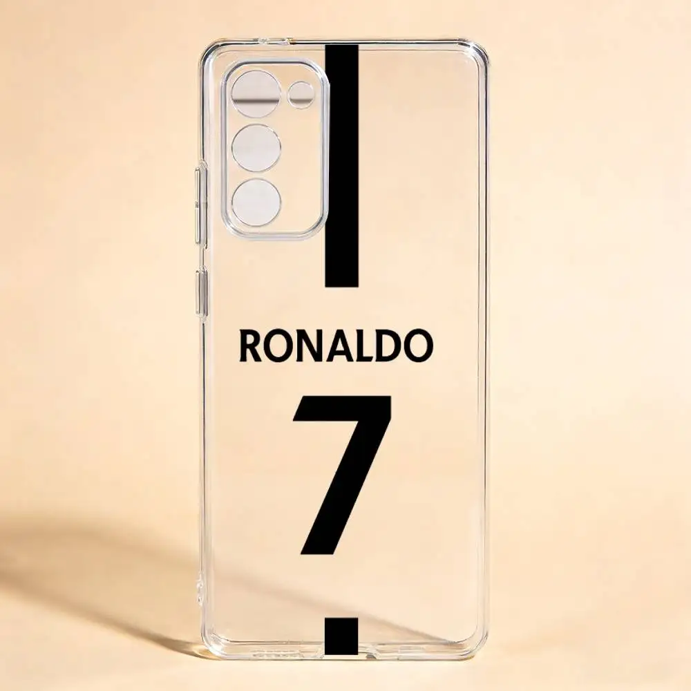 Cristiano Ronaldo Sports stars CR7 For Samsung Galaxy S24 S25 S23 S22 S21 Transparent Cover Phone Case