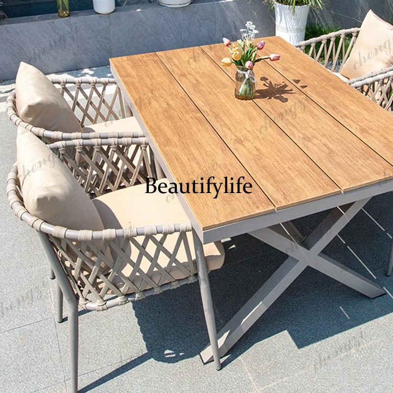 ชุดโต๊ะกลางแจ้งพร้อมเบาะรองนั่ - Kids Outdoor Wooden Table บทวิจารณ์และราคา