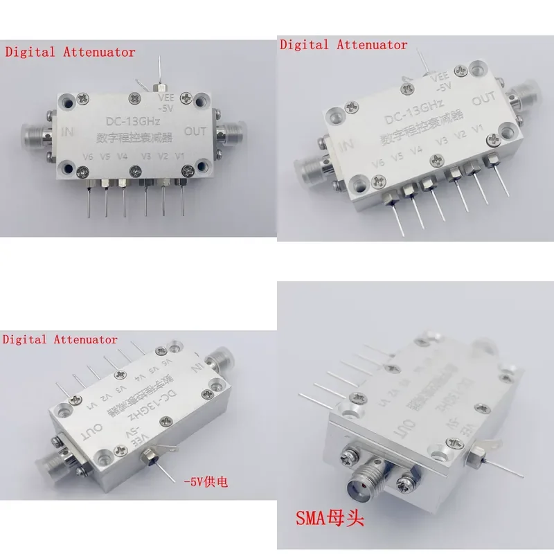 for DC-13G Ultra Wideband Digital Programmable Attenuator Adjustable RF Attenuator Numerical Control Attenuation Module