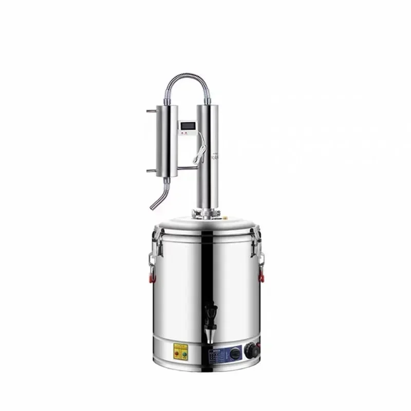 

Hot SalesHot Sales30L Alcohol Whisky Moonshine Still Small Wine Steamer, Pure Dew Distillation Machine, Small Household Essentia