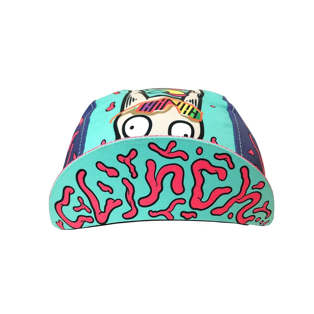 قبعة ركوب الدراجات على شكل جمجمة للرجال والنساء، قبعة دراجة طريق مونتان تحت الخوذة، قبعة ركوب الدراجات قابلة للتنفس، سريعة الجفاف