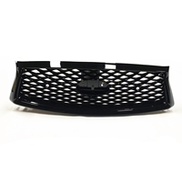 Front Grille Racing Grill For Infiniti Q50 Q50S 2018-2023 All Models Honeycomb Style Gloss Black Upper Bumper Hood Mesh Grid Kit
