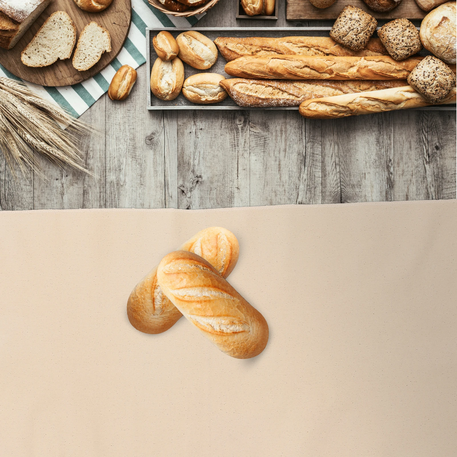 

2 Pcs Bread Proofing Cloth Canvas Liner for Baking Oven Kitchen Utensil Easy Clean Use Homemade Bread Pastry Dough