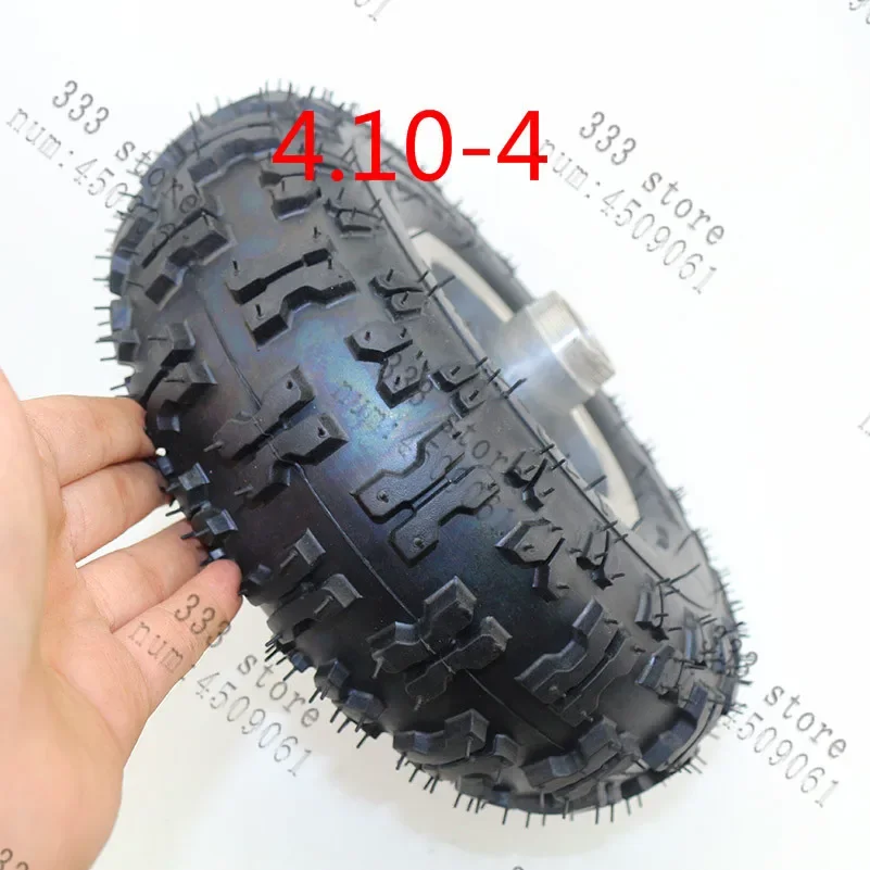 4.10-4 tire 4  inch  wheel inner tube hub rims for electric tricycle scooter 4 wheeled vehicle ATV    Quad Go Kart 47cc 49cc