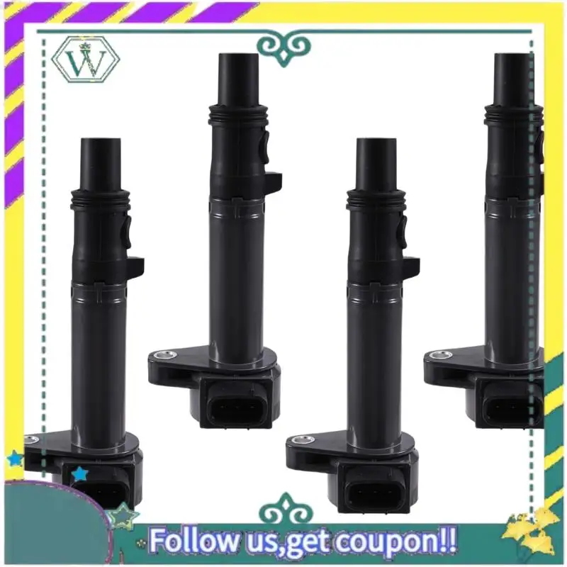 

A82U-4Pcs Ignition Coil 19070-97501 For Daihatsu Hijet 1996-2000 19070-97204 1907097501 Ignition System Car Accessories