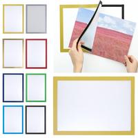 2025 A3/ A4 Size Magnetic Picture Frame Wall Mount Self-Adhesive Photo Frame Document Holder Display Frame Magnetic Sign Holder