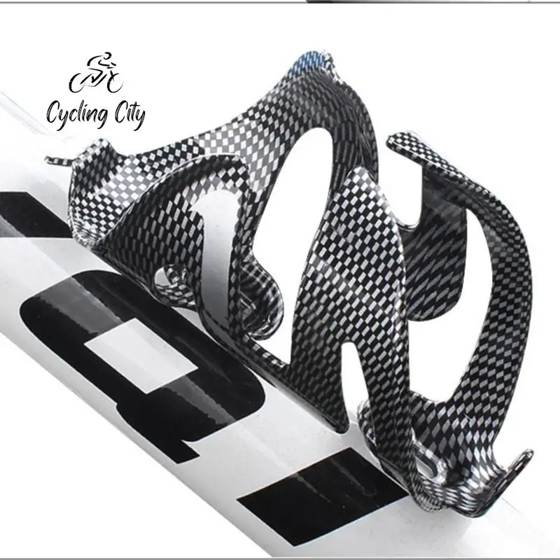 

Cycling City Fiberglass Bottle Cage Carbon Pattern Bottle Cage Mountain Bike Bottle Cage Children's Bicycle Plastic Bottle Cage