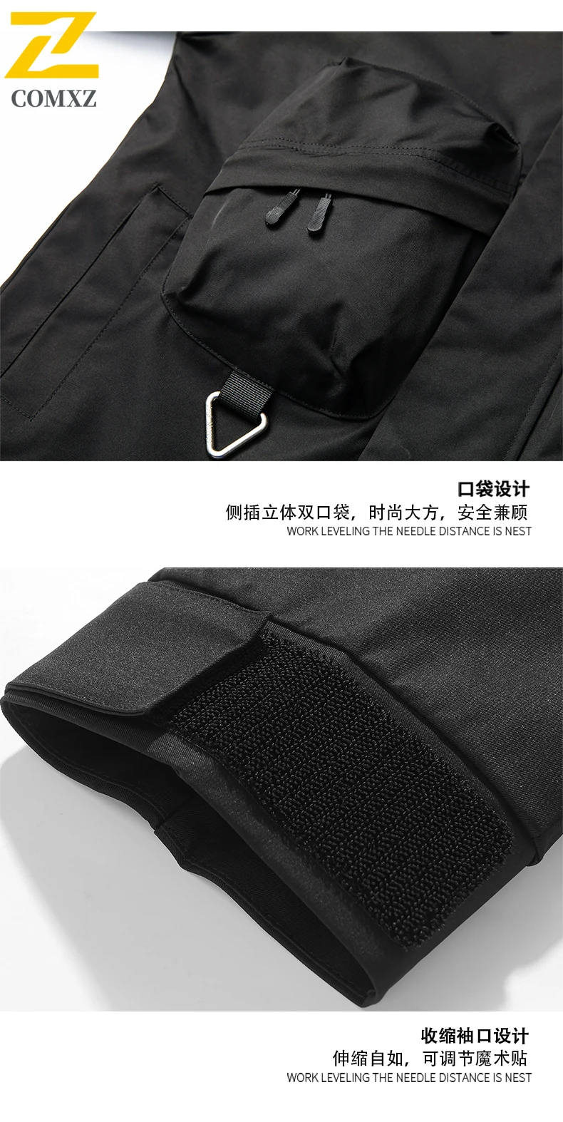 سترة EiAO للجنسين يابانية خارجية مقاومة للماء ومضادة للرياح معطف جبل للتنزه في المناطق الحضرية والتخييم ملابس يومية 2025 #5