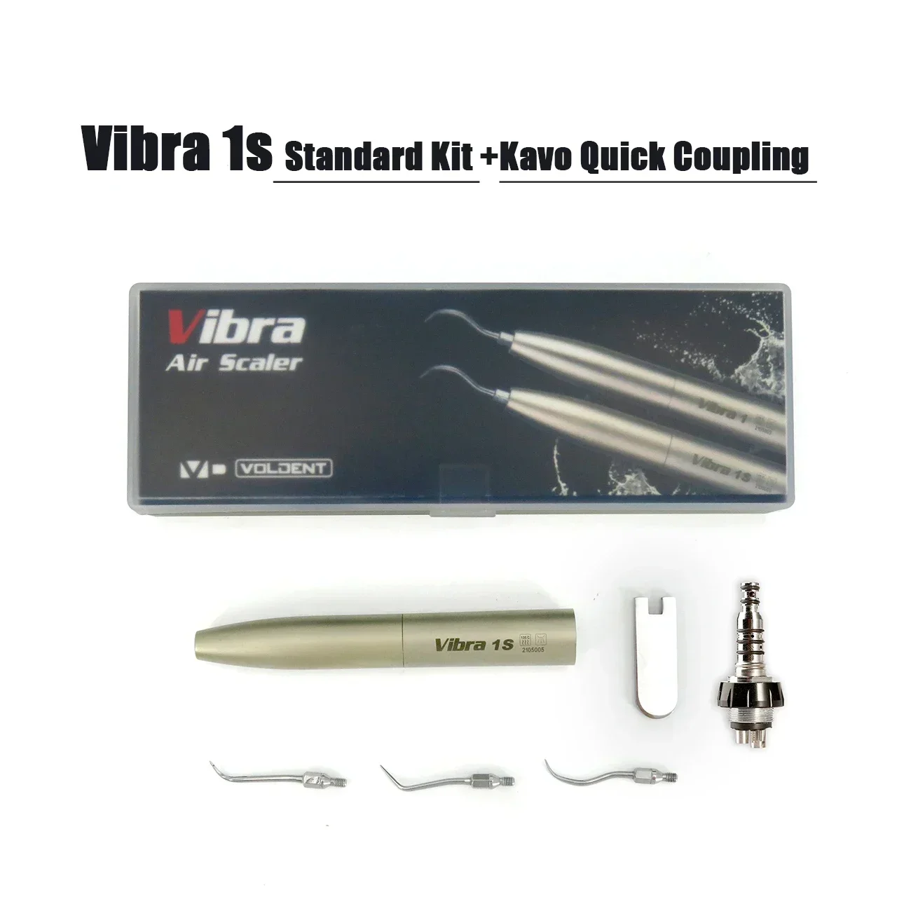 

Dental Vibra 1/1S Ultrasonic Teeth Cleaner Comes 2/4 Hole Tips Fast Coupler Tooth Whitening Scaling Polishing Total Oral Hygiene