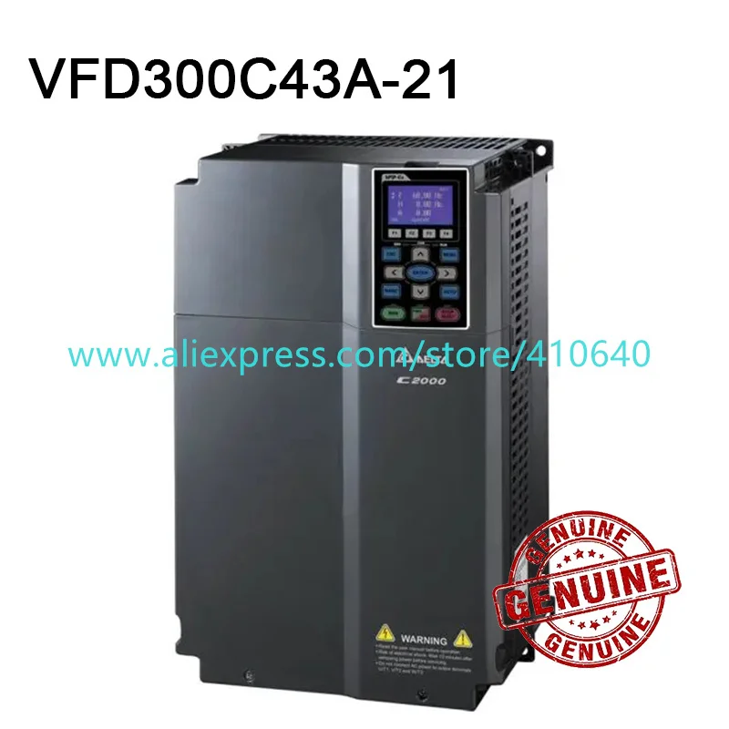 Genuine C2000+ Series Frequency Inverter Drive VFD300C43A-21 400 to 480V 3 Phase Input for 30KW 60A Motor Replace Old VFD300C43A