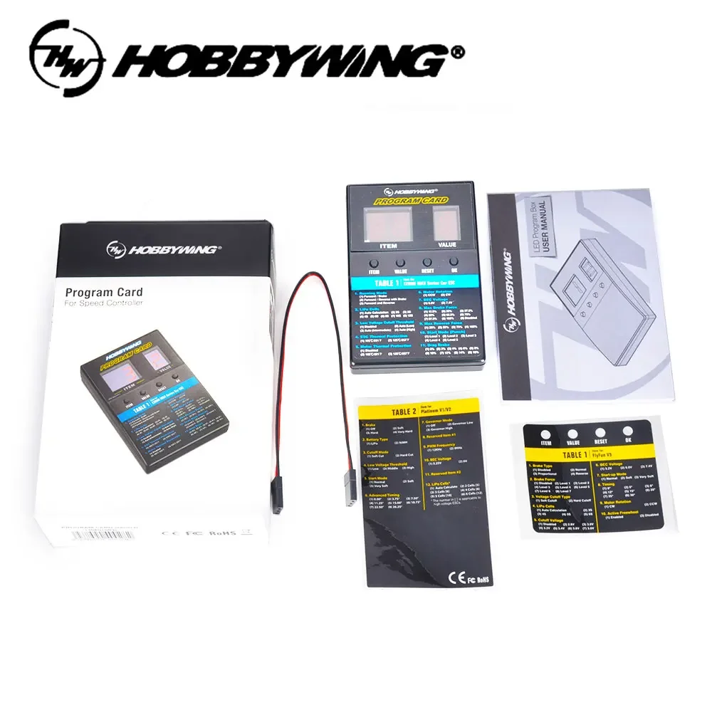 HOBBYWING СВЕТОДИОДНЫЙ программа для платины FLYFUN XERUN EZRUN быстродействующий ESC RC модель автомобиля корабля аксессуары для самолета