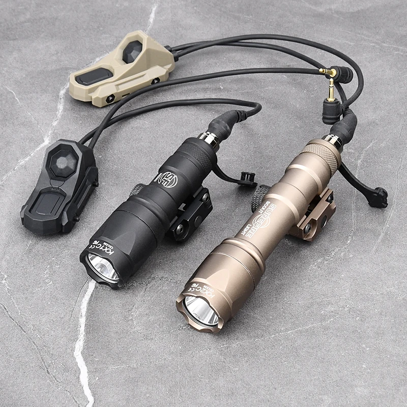 

Tactical M300A M600C M300 M600 Flashlight Hunting Weapon Light AXON Dual Function Dual Plug Pressure Switch For MLOK KEYMOD 20MM
