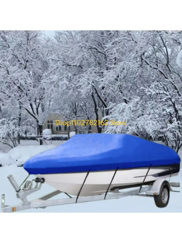 

547B Universal Boat Cover Waterproof Oxford for V Hull Fishing Boats 14 ft