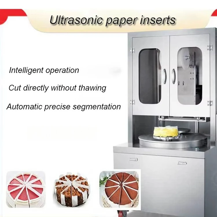 De Best Seller Bakery Automatic Ultrasonic Cake Cutter Adjustable  Block Cheese Slicer