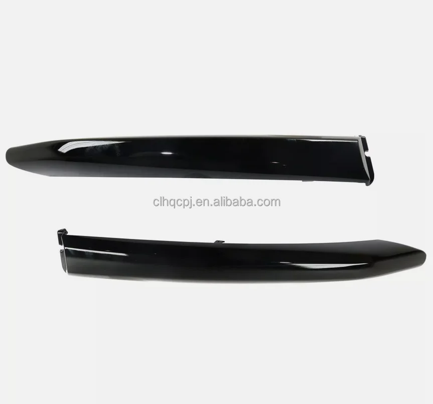 For Jaguar F-pace 2016-2020 gloss black  noble chromed  front bumper side molding strip T4A6231 T4A6233 T4A6232 T4A6234 trim