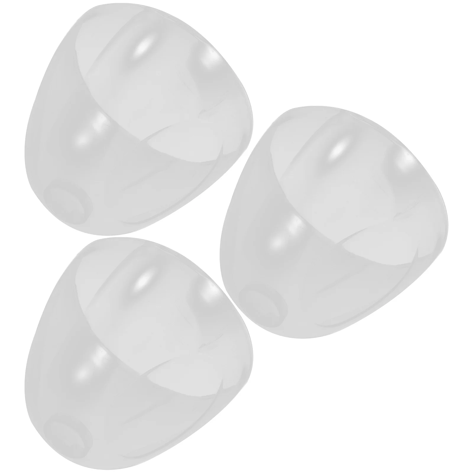 

3 pcs Baby Bottle Caps Accessories Transparent Plastic Lids Leak Proof Milk Component Replacement For Home Travel Use
