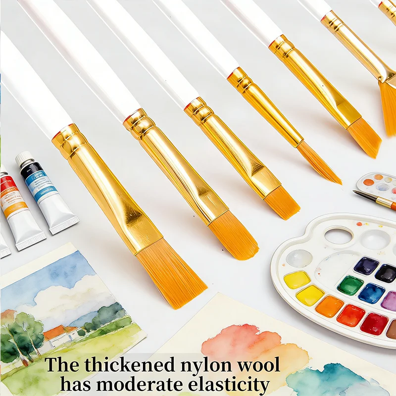 10-Piece Paint Brush Set 6