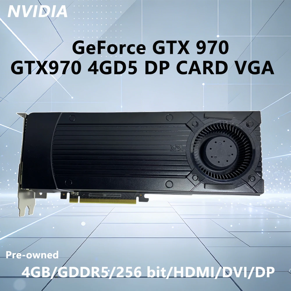 ASUS NVIDIA GTX 970 4GB GDDR5 256bit GTX970 4GD5 DP CARD VGA graphics card PCI-E 3.0 HDMI DP DVI Office or gaming for Desktop