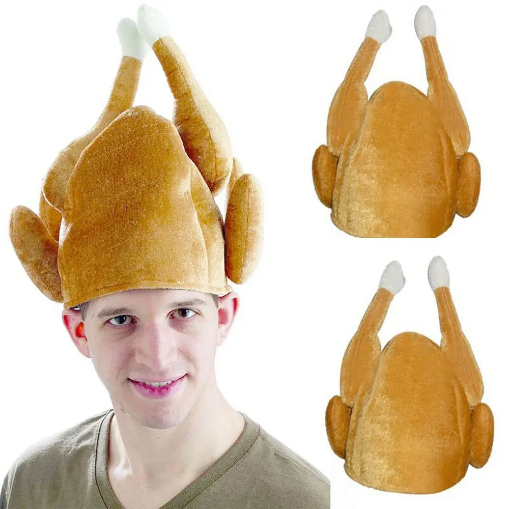 

Adults Party Roasted Caps Festival Costume Turkey Hat Thanksgiving Day