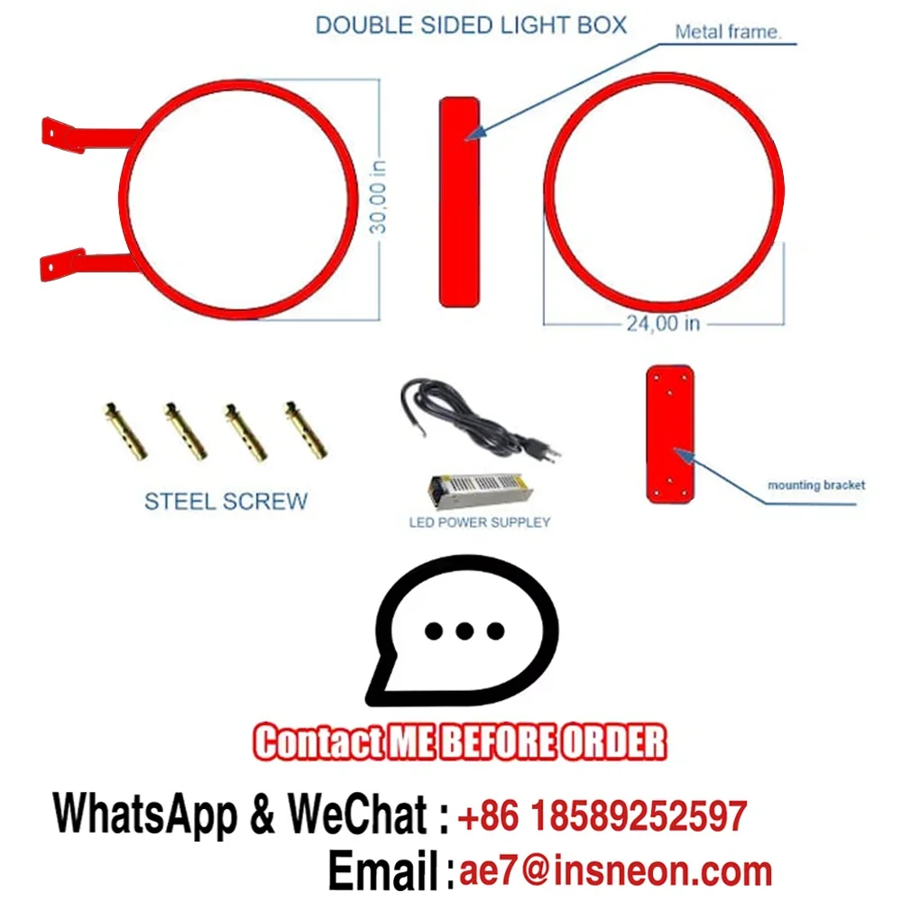 صندوق إضاءة مخصص للهالوين لواجهة المتجر من الأكريليك LED مقاوم للماء على الوجهين لافتات أعمال خارجية مثبتة على الحائط