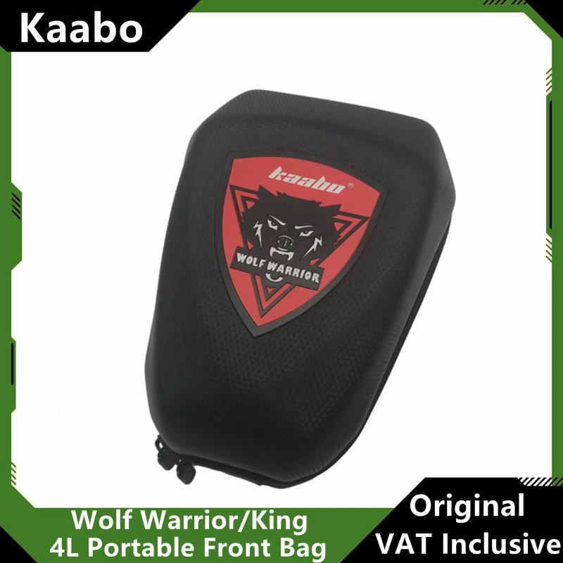 Original Wolf Bag for Kaabo Wolf Warrior GT King E-Scooter Dual-rod 4L Big Waterproof Front Bag Kickscooter Accessory Carry Bags