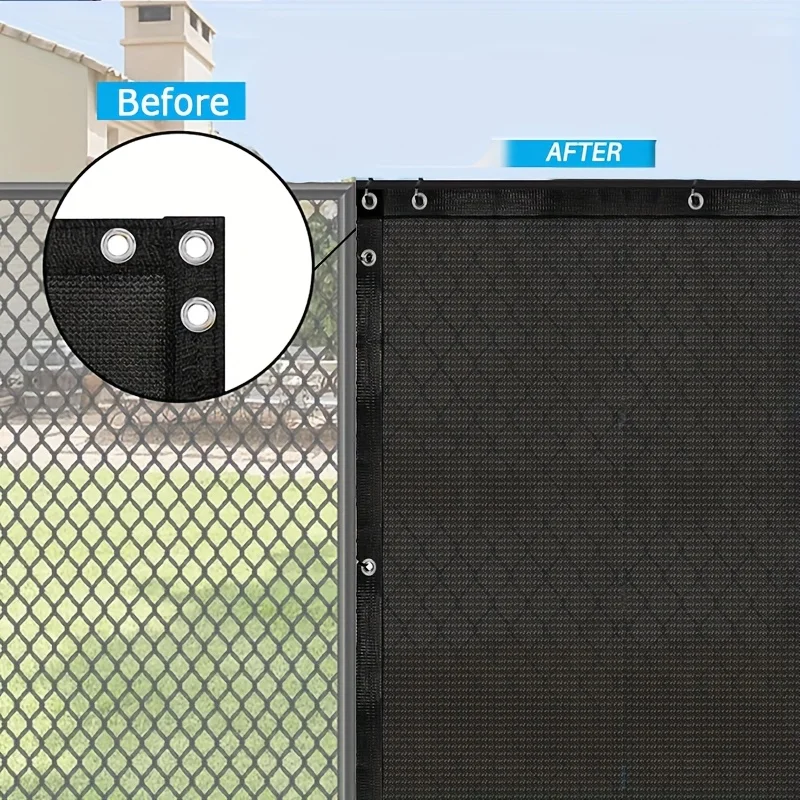 6' X 15' Fence Privacy Screen Heavy   Fencing Mesh Shade Net Cover for Wall Garden Yard Backyard Indoor Outdoor Decoration