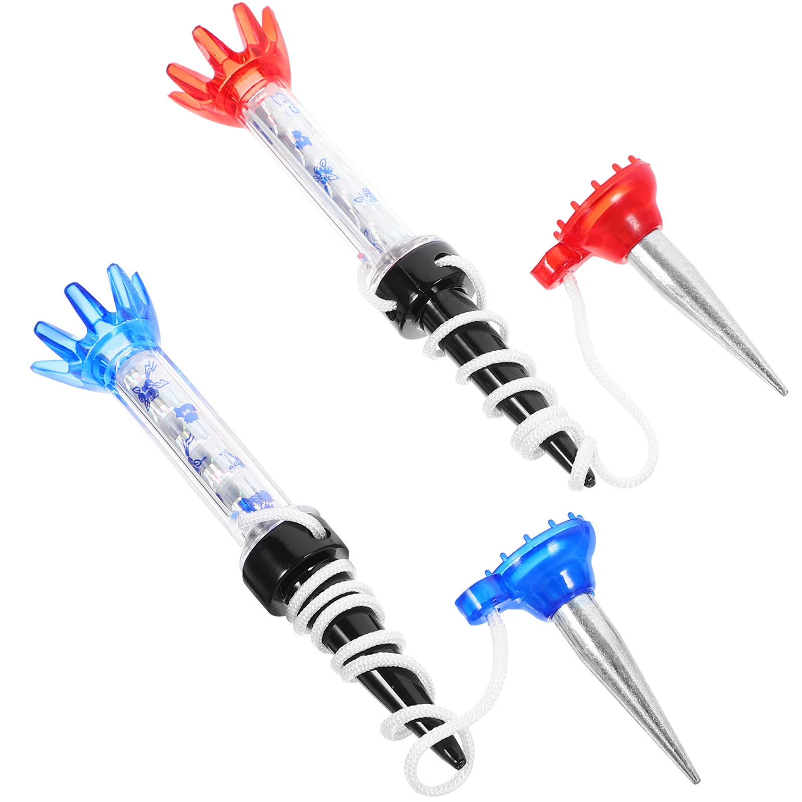 2 قطعة تي شيرتات الجولف قابلة لإعادة الاستخدام مقاومة للاهتراء تصميم مرن لدقة التأرجح المستقيمة قاعدة دعم حامل كرة الجولف