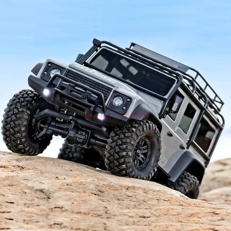 Traxxas TRX4M 1/18 Mini RC 4WD samochód Land Rover Lima zdalnie sterowany elektryczny pojazd wspinaczkowy samochód terenowy 97054-1 zabawki chłopięce