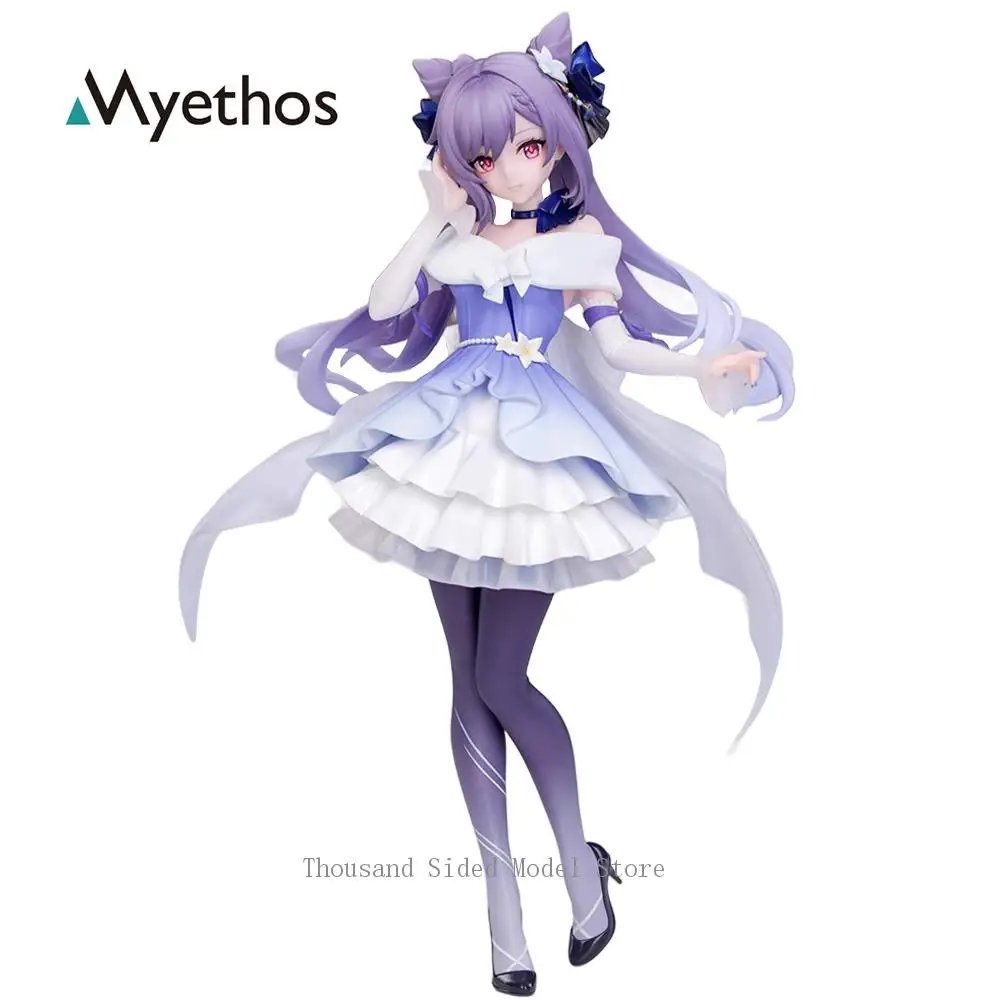 

Original Myethos Gift+ Genshin Impact Keqing Resplendent Feast Ver. 1/8 Genuine Anime Figure PVC Model Collectible Toys 21.5CM