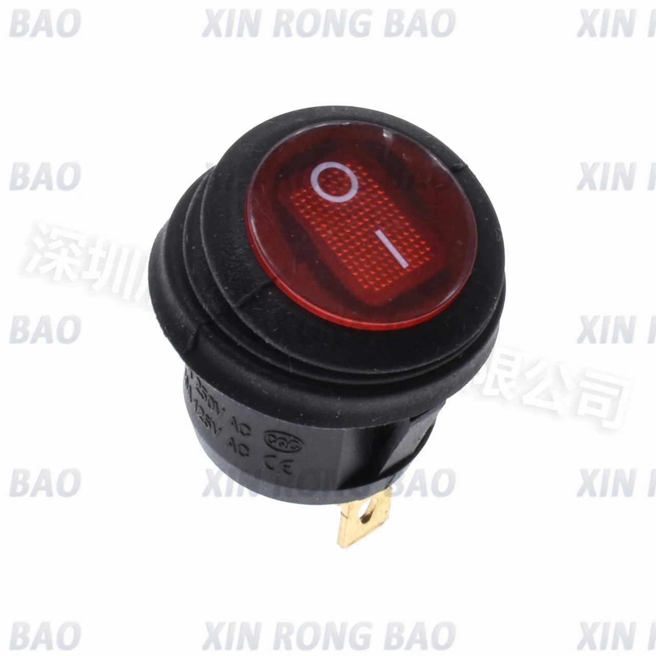 5PCS ON/OFF Rotondo Impermeabile Barca LED Interruttore A Bilanciere Luce 12V 220V Interruttore di Pulsante di Alimentazione On Off On Toggle Barca