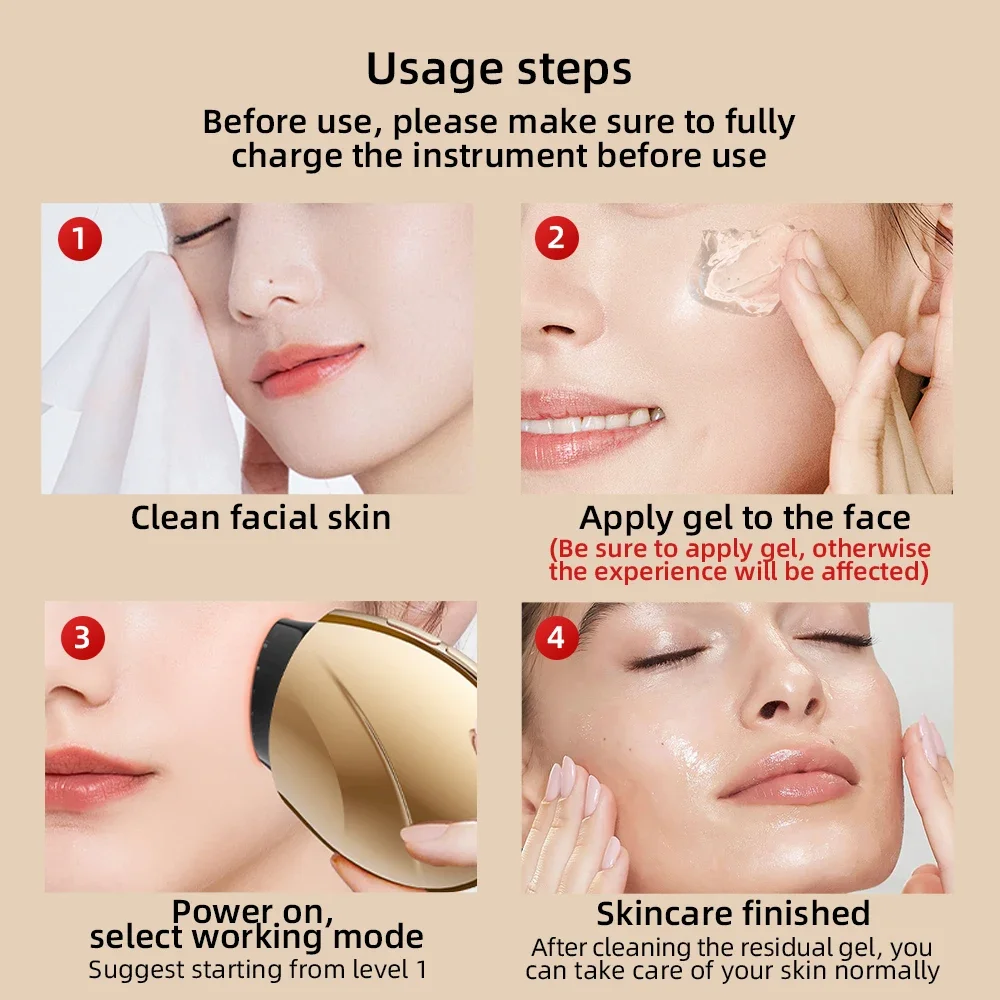 ผู้หญิง Home Facial Contour Enhancing Skin Care เครื่องมือของขวัญกล่องบรรจุอุปกรณ์ความงามสําหรับ Anti-Aging และลดริ้วรอย