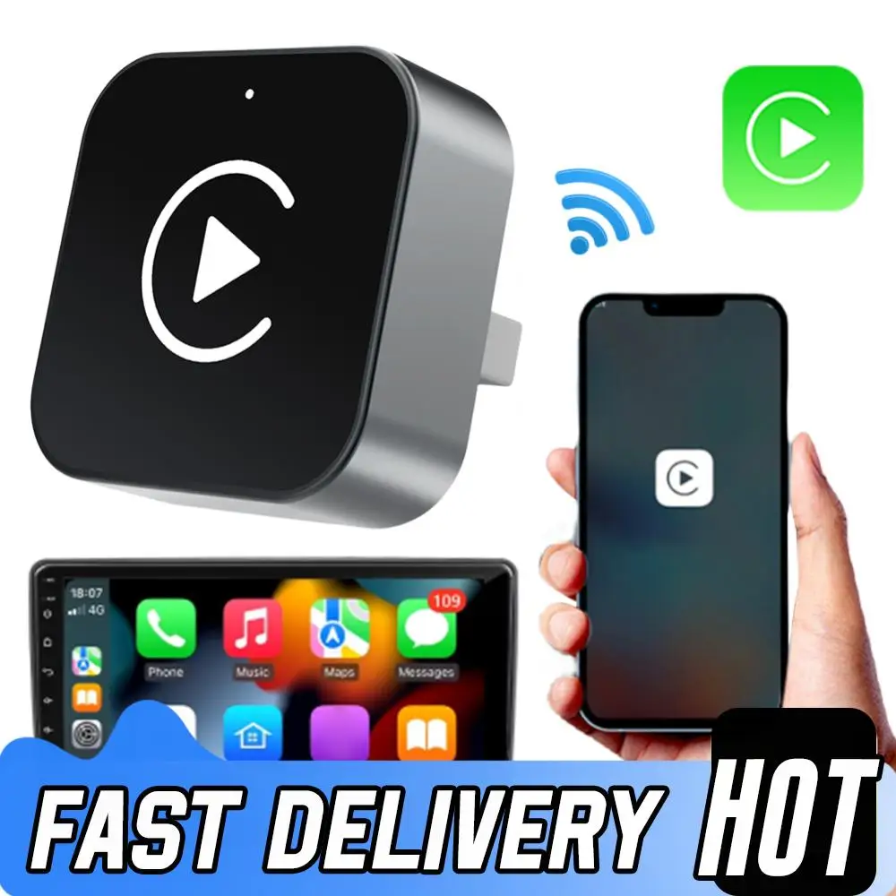 2in1 محول CarPlay اللاسلكي أندرويد السيارات AI صندوق ذكي سيارة نظام ذكي سيارة AI صندوق AI صندوق ذكي للسيارات المصنع السلكية #4