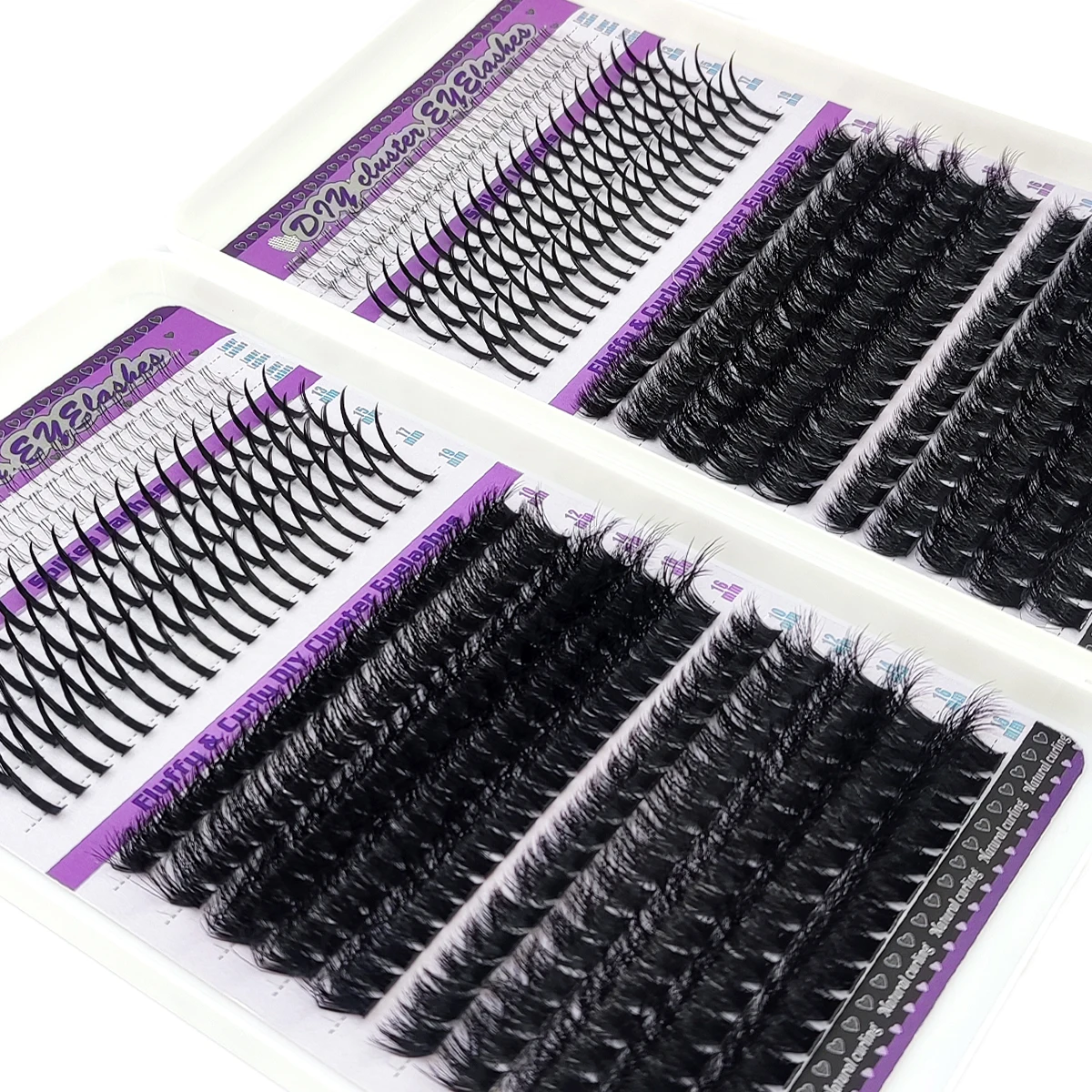 まつげエクステ用下まつげブック+スパイクまつげクラスター 30D-160D まつげクラスターエクステ つけまつげ ワイズマンガクラスター アニメキャラ