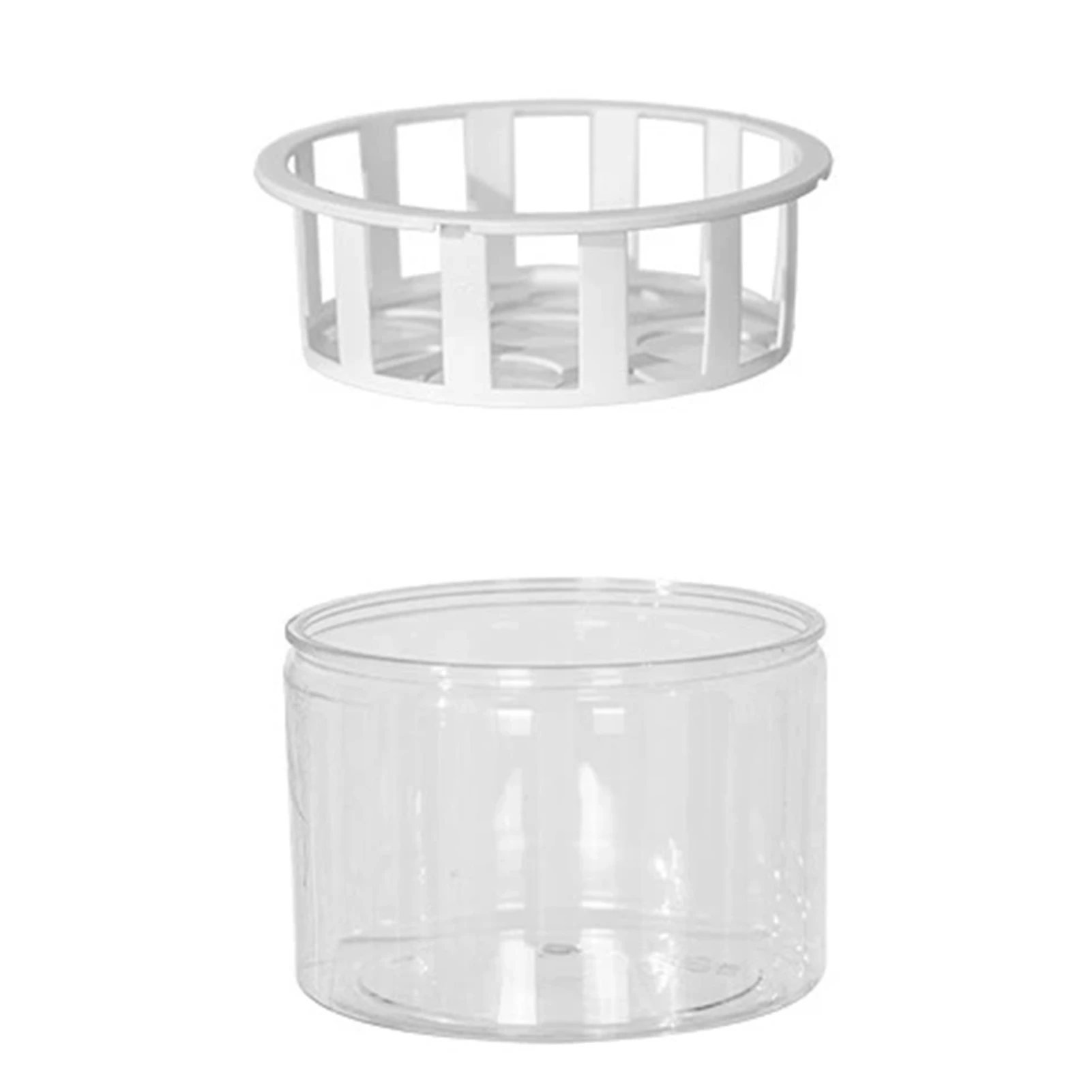 Elegant Hydroponic Planter Root Viewing Vase for Office Desktop Decor Clear PP Plastic Pot for Pothos Hyacinth Narcissus