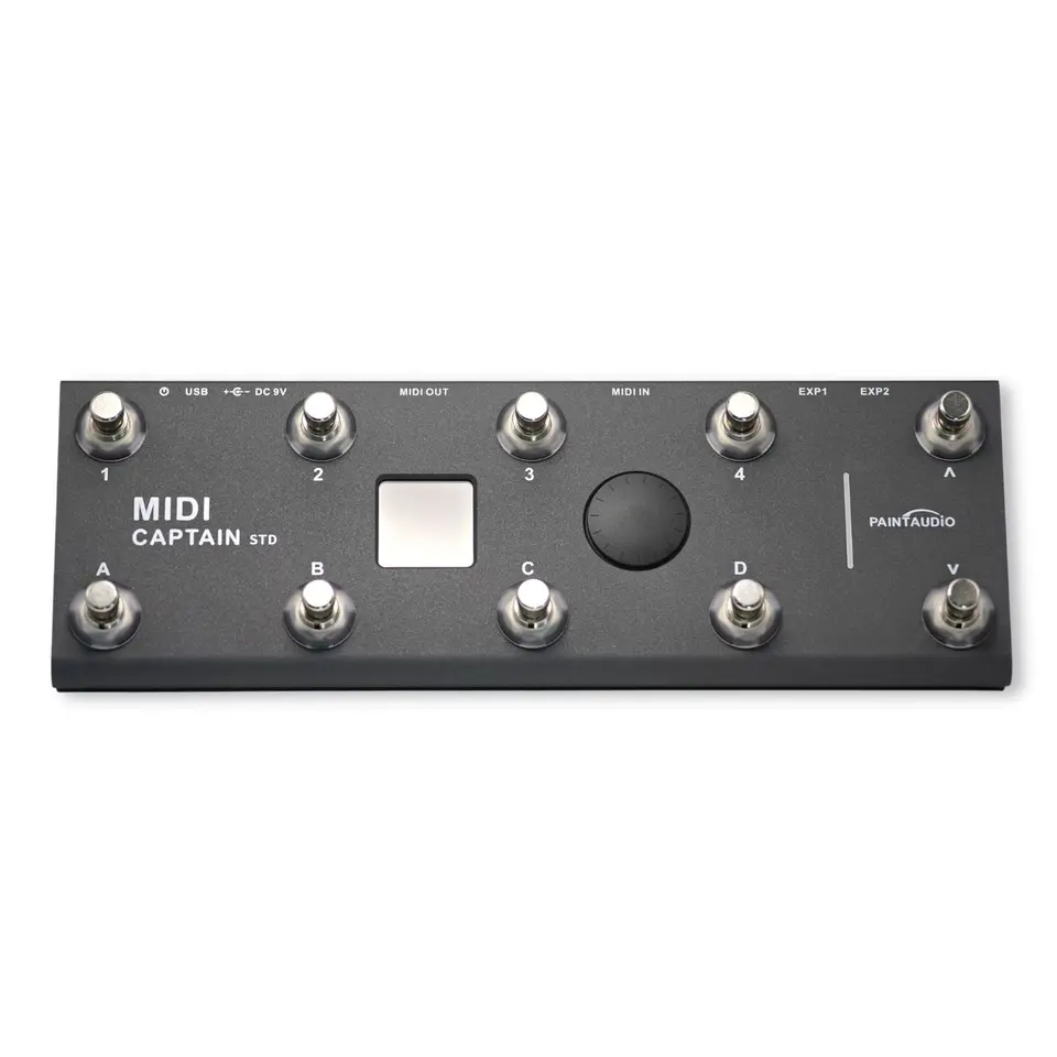 PainAudio MIDI CAPTAIN STD 本体 Paintaudio pintura áudio midi capitão std controlador de pé multi