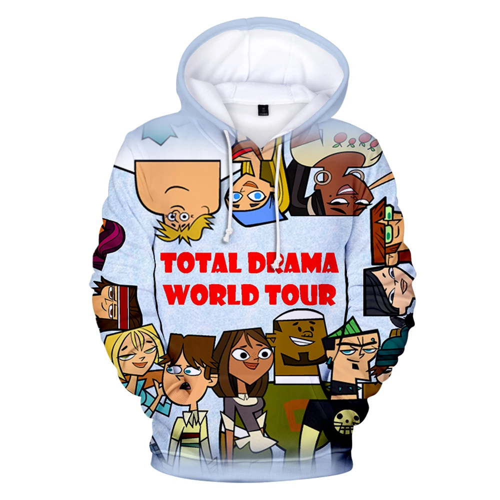 Cartoon Totaal Drama Hoodie Unisex 3d Sweatshirt Dames Heren Trainingspak Harajuku Streetwear Grappige Kleding Plus Size